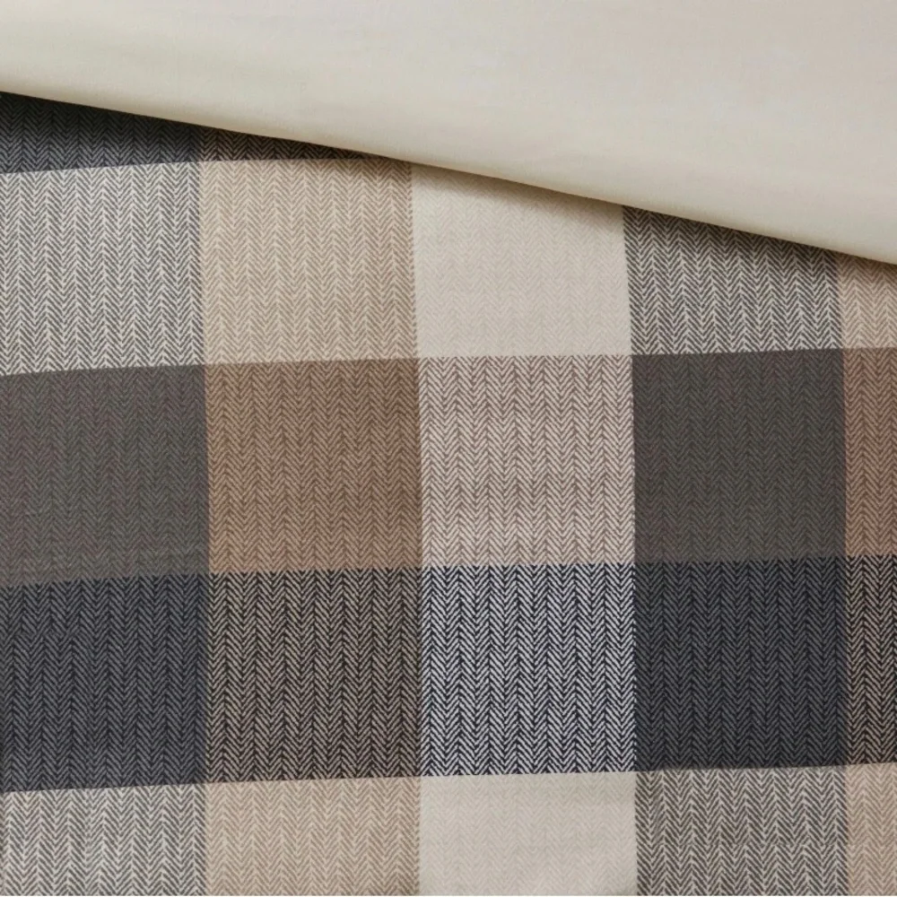 Madison Park Ridge 6 Piece Herringbone Duvet Cover Set
